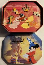 81893 - Fantasia Anniversaries - Fantasia 1940-1995 Anniversary Commemorative Tin — Full Set - Disney Store US alternate image