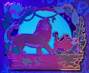 82431 - Disney After Dark Pin Event 2024 - Iconic Nighttime Disney Movie Moments #1 Boxed Set — The Lion King ONLY - Walt Disney World alternate image
