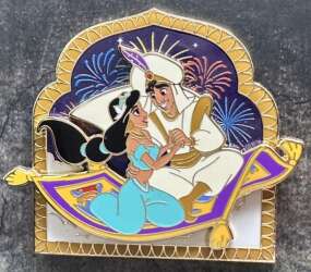 82432 - Disney After Dark Pin Event 2024 - Iconic Nighttime Disney Movie Moments #1 Boxed Set — Aladdin ONLY - Walt Disney World alternate image