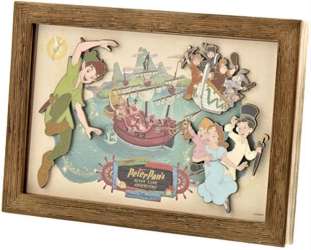 82471 - Tokyo DisneySea: Fantasy Springs - Peter Pan's Neverland Adventure 3-Pin Framed Set - Tokyo Disneyland Resort alternate image