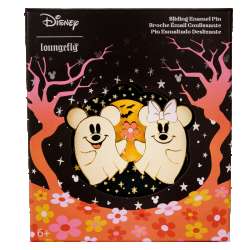 82546 - Loungefly - Collector Box - Mickey and Minnie Floral Ghost Glow - Loungefly alternate image