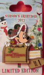 82572 - Resort Holiday Collection 2012: Season's Greetings Mailbox - Disney's Grand Floridian - Minnie Mouse - Season's Greetings - Walt Disney World alternate image