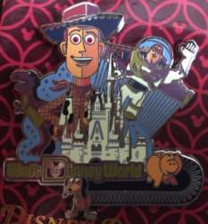 Toy Story Family and Cinderella Castle