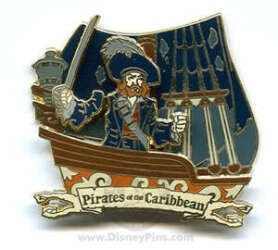 Pirates of the Caribbean Barbossa on Ship