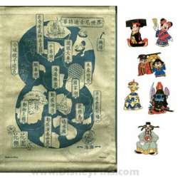 The Museum of Pin-tiquities - Disney Pin Celebration 2009 - Ancient Scroll Map Set - WDW