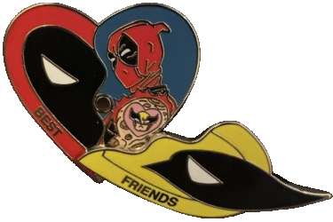 83193 - Deadpool & Wolverine - Best Friends Pivot Heart alternate image