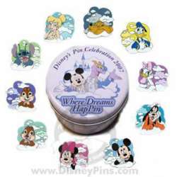 Where Dreams HapPIN: Daydreaming Mystery Tin Collection - Full Set - WDW