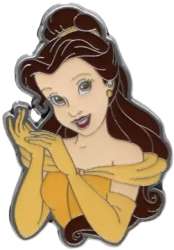 71170 - Hot Topic - Disney - Belle & Chip Pin Set - Loungefly alternate image