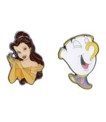 71170 - Hot Topic - Disney - Belle & Chip Pin Set - Loungefly alternate image