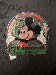 61596 - White Glove - Walt Disney World 35th Anniversary - Epcot - Mickey Spinner - Walt Disney World alternate image