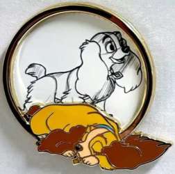 83436 - D23 Expo 2024: Dog Self Portrait Collection - Lady - Disney Studio Store Hollywood / Soda Fountain alternate image