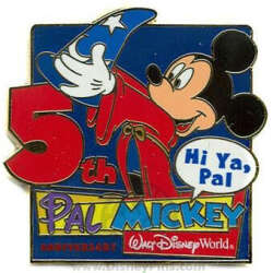 83454 - Pal Mickey - Sorcerer Mickey - 5th Anniversary - Hi Ya Pal! - Walt Disney World alternate image