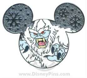 83529 - Characters on Mickey Mouse Icon - Mystery Tin Collection - Yeti - Walt Disney World alternate image