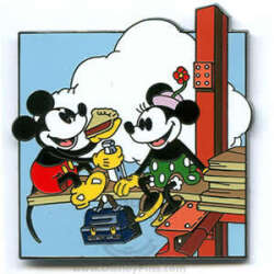'Mickey and Minnie Pie Lunch Break - Building a Building - MLT'