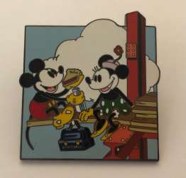 Mickey and Minnie Pie Lunch Break - Building a Building