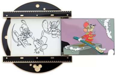 D23 Expo 2024: Disney Joy on the Screen Collection - Disney Animation Desk Slider Boxed Set A — Timothy Q. Mouse ONLY - DSUS