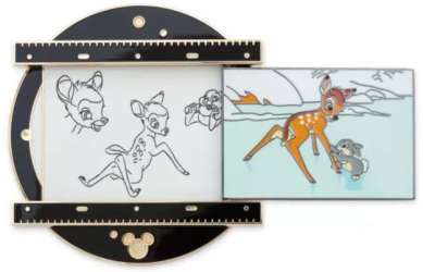 D23 Expo 2024: Disney Joy on the Screen Collection - Disney Animation Desk Slider Boxed Set C — Bambi and Thumper ONLY - DSUS