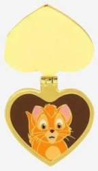 83977 - BoxLunch Exclusive - Disney Pets Hinged Name Tag Mystery Collection - Oliver Heart Tag - Loungefly alternate image