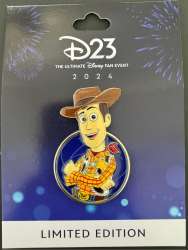 D23 Expo 2024 - Woody on Blue Luxo Ball - D23