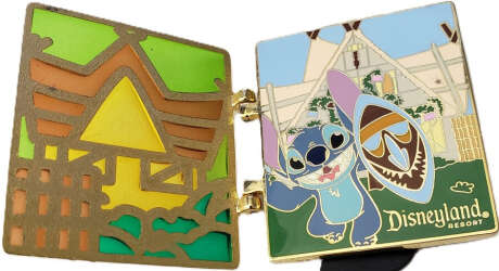 107440 - Disneyland Stained Glass Attraction Storybook Series - Enchanted Tiki Room with Stitch - Theme Park Cast Member Exclusive alternate image