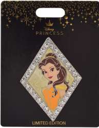 84199 - Disney Pins Blog (DPB): Jeweled Princess Diamond Series - Belle - Disney Licensed alternate image