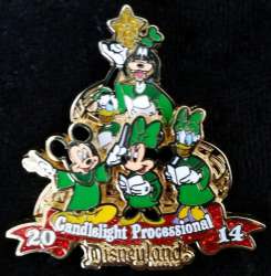 Candlelight Processional - Goofy, Donald, Mickey, Minnie and Daisy - DLR