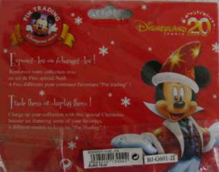 84480 - Disneyland Paris 20th Anniversary - Noel Christmas 4-Pin Booster Set - Disneyland Resort Paris alternate image