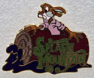 Brer Rabbit in Log - Dark Blue Water