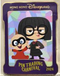 'Pin Trading Carnival 2024 - Edna and Jack Jack - HKDL'