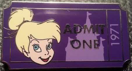 Admit One Ticket 1971 - Tinker Bell - WDW