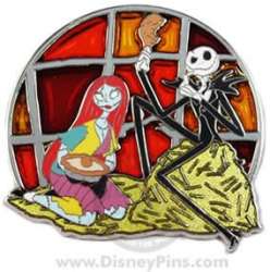 2008 - Stained Glass Jack with Turkey Leg and Sally with Pie