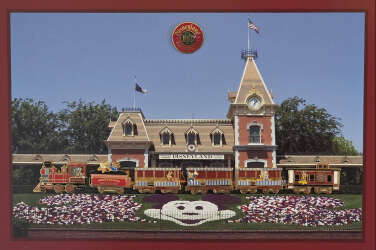 'Ernest S. Marsh Train Pin - Display Card &amp; Complete 7 Pin Series - DLR'