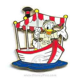 Donald Duck on Jungle Cruise Boat