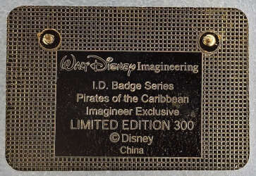 'I.D. Badge Series 1 - Tinker Bell - ID Badge 2007 - Pirate’s ERROR - WDI'