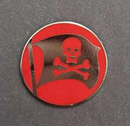 Red Pirates of the Caribbean flag