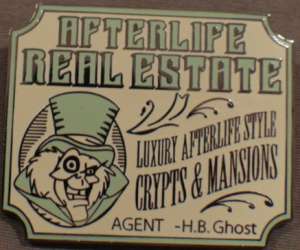 3354 - Haunted Mansion O'Pin House - Hatbox Ghost O'pin House Afterlife Real Estate - Disneyland Resort alternate image
