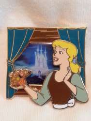 Window to the Magic Series - Jaq, Gus, and Cinderella Window - DLR
