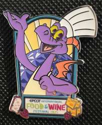 85012 - EPCOT International Food & Wine Festival 2024 - Chef Characters Mystery Collection — Chef Figment - Walt Disney World alternate image