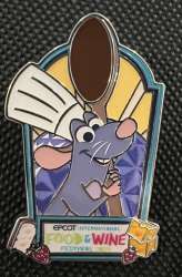 85014 - EPCOT International Food & Wine Festival 2024 - Chef Characters Mystery Collection — Chef Remy - Walt Disney World alternate image