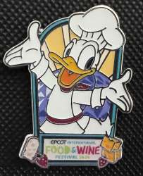 85015 - EPCOT International Food & Wine Festival 2024 - Chef Characters Mystery Collection — Chef Donald - Walt Disney World alternate image