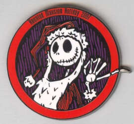 Haunted Mansion Holiday Sandy Claws in Red Circle
