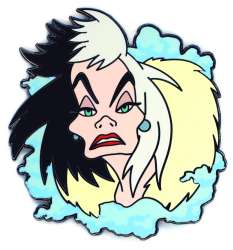 Cruella de Vil in a Puff of Blue Smoke