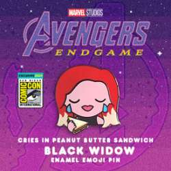 Marvel Studios x 100% Soft - Cries In Peanut Butter Sandwich Black Widow - DLIC