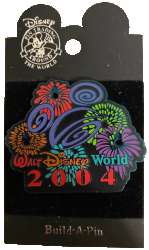 Build A Pin - 2004 Dated Year Fireworks Base - WDW