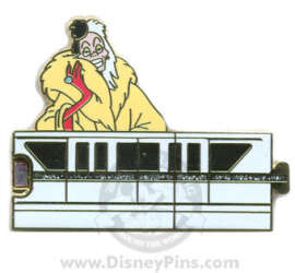8553 - Gold Card Collection - Black Monorail - Cruella De Vil - Walt Disney World alternate image