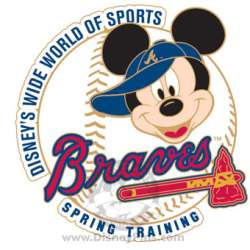 Atlanta Braves Spring Training - Mickey with Baseball Cap