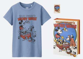 'UniQlo Posters - Walt Disney’s Mickey Mouse with kittens - DLIC'