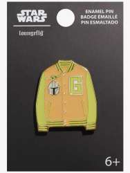 85749 - BoxLunch - Star Wars Varsity Jacket - Grogu & Mando - Loungefly alternate image