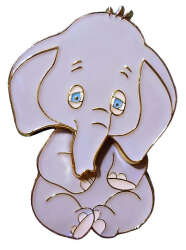 Sad Dumbo 2 layer pin