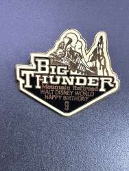 85846 - Company D - Walt Disney World 25th Anniversary Commemorative Framed Set - Big Thunder Mountain Railroad (Happy 9th Birthday) - Theme Park Cast Member Exclusive alternate image